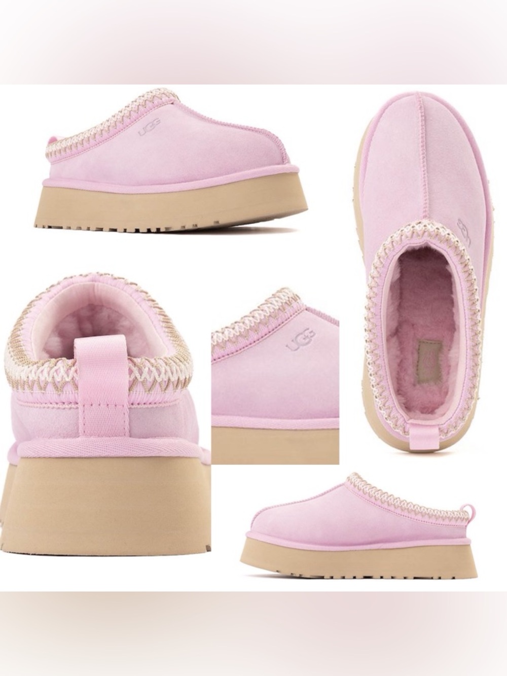 🆕🩷UGG: “PINK DIAMOND” Tazz II Platform Slipper SIZE 8